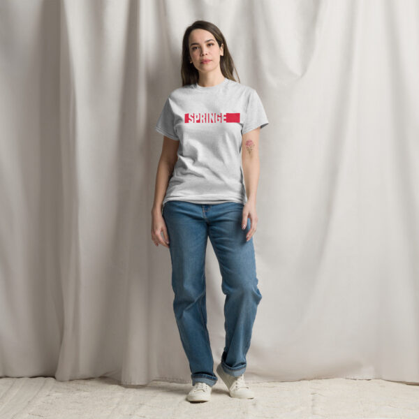 T-Shirt "Springe Balken" Unisex – Bild 14