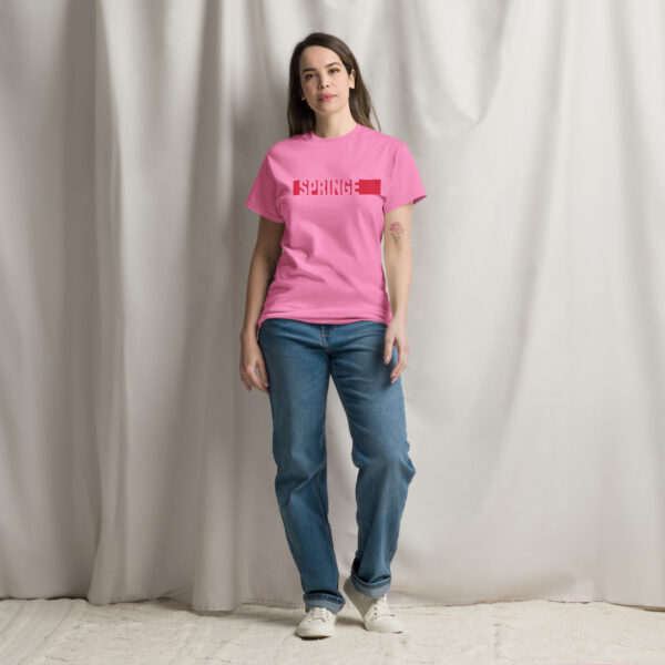 T-Shirt "Springe Balken" Unisex – Bild 3