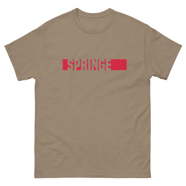 T-Shirt "Springe Balken" Dunkel Unisex – Bild 33