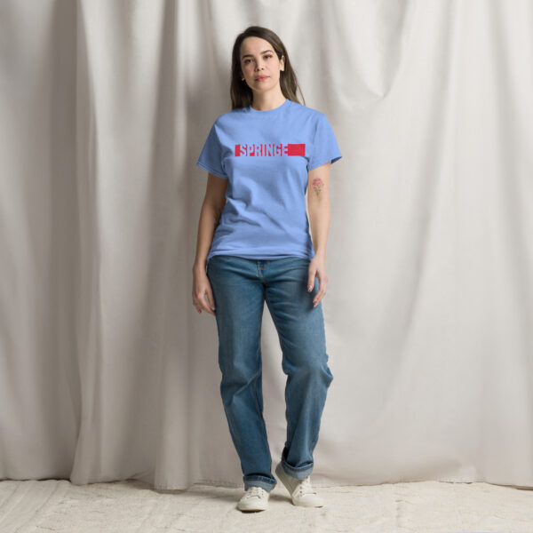 T-Shirt "Springe Balken" Unisex – Bild 4