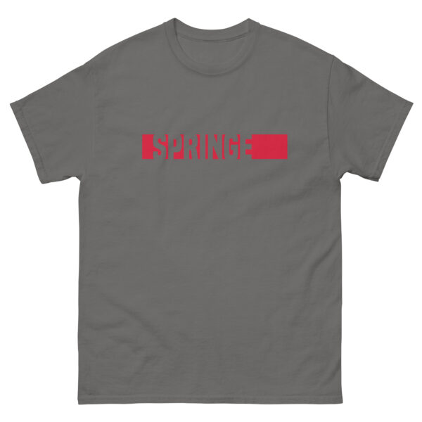T-Shirt "Springe Balken" Dunkel Unisex – Bild 25