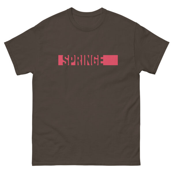 T-Shirt "Springe Balken" Dunkel Unisex – Bild 13