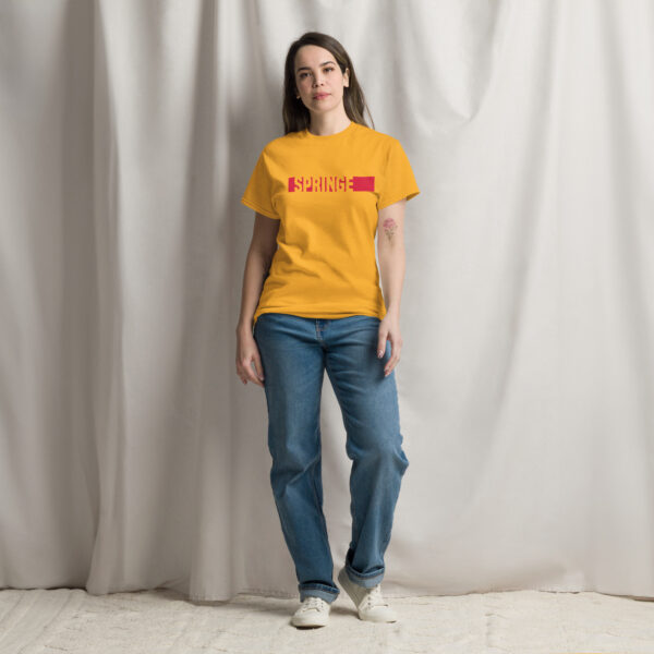 T-Shirt "Springe Balken" Unisex – Bild 5