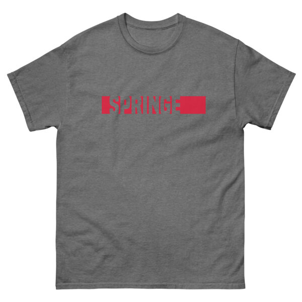T-Shirt "Springe Balken" Dunkel Unisex – Bild 31