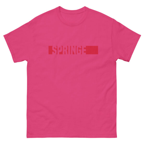 T-Shirt "Springe Balken" Dunkel Unisex – Bild 23