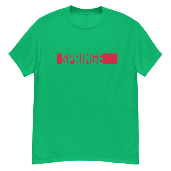 T-Shirt "Springe Balken" Dunkel Unisex – Bild 3