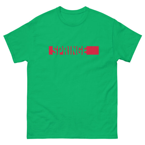 T-Shirt "Springe Balken" Dunkel Unisex – Bild 35
