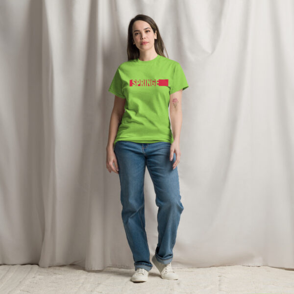 T-Shirt "Springe Balken" Unisex – Bild 8