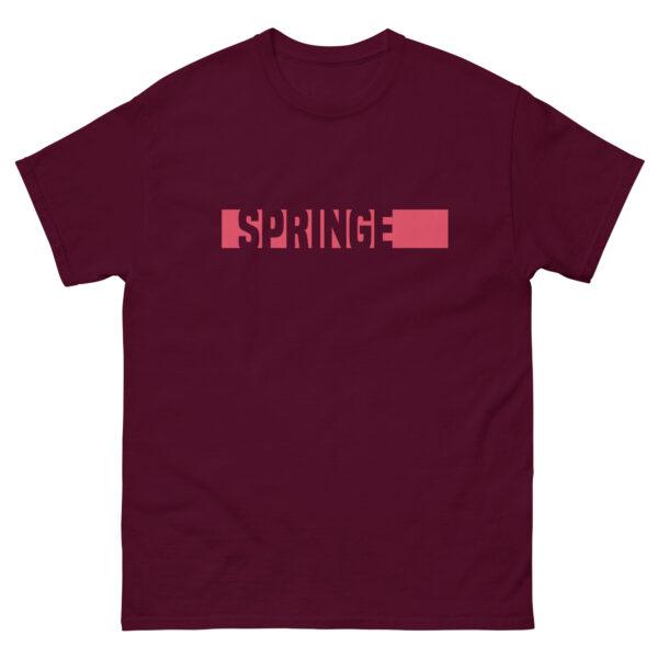 T-Shirt "Springe Balken" Dunkel Unisex – Bild 4