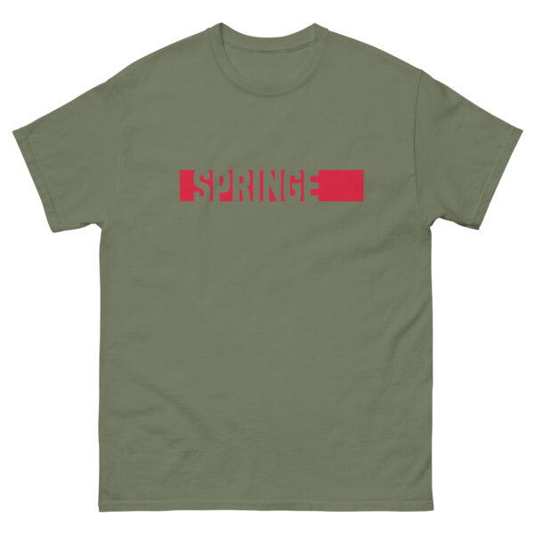 T-Shirt "Springe Balken" Dunkel Unisex – Bild 27