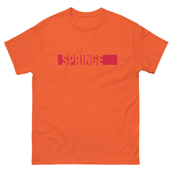 T-Shirt "Springe Balken" Dunkel Unisex – Bild 29
