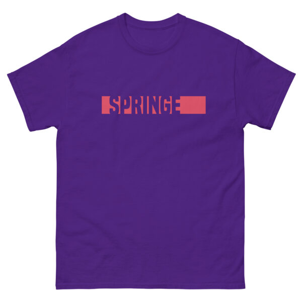 T-Shirt "Springe Balken" Dunkel Unisex – Bild 9