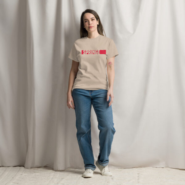 T-Shirt "Springe Balken" Unisex – Bild 7