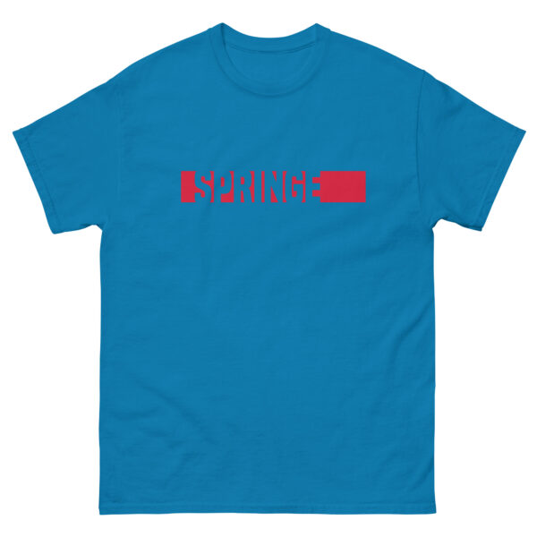 T-Shirt "Springe Balken" Dunkel Unisex – Bild 21