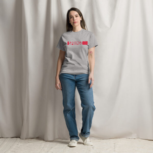 T-Shirt "Springe Balken" Unisex – Bild 6