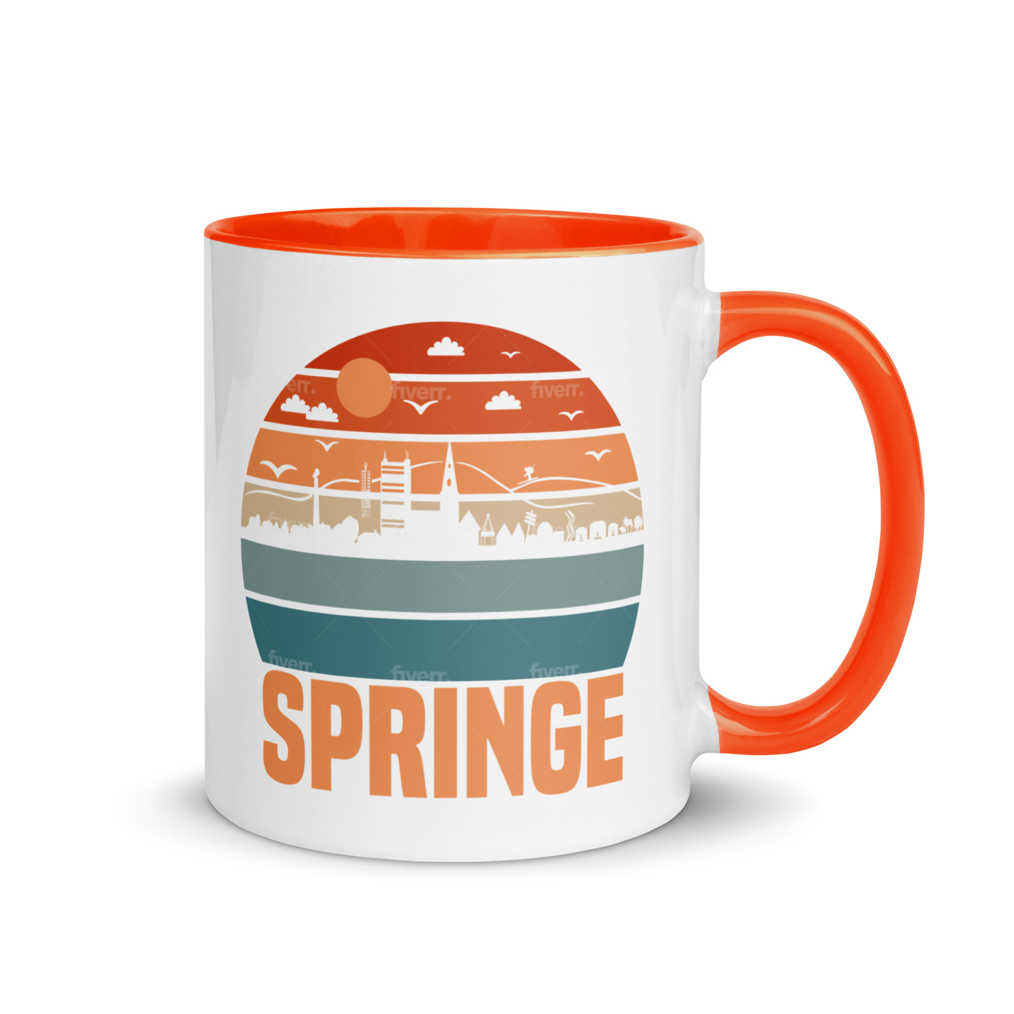 Tasse mit farbiger Innenseite – Bild 2